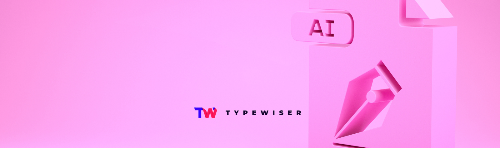 Pink image, AI written, AI documents, Typewiser